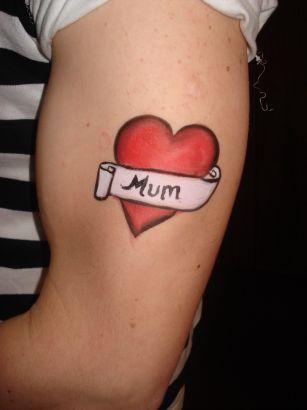 Temporary Love Tattoo Image